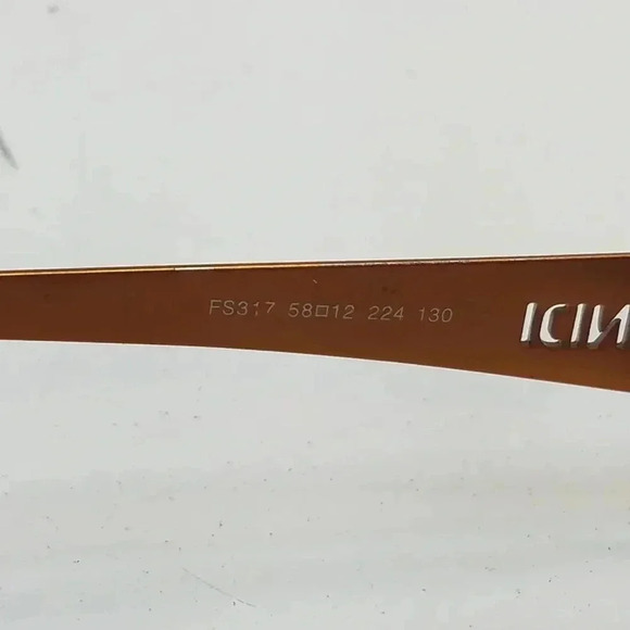 Fendi Eyewear Rectangle Sunglasses Bronze - Picture 8 of 10